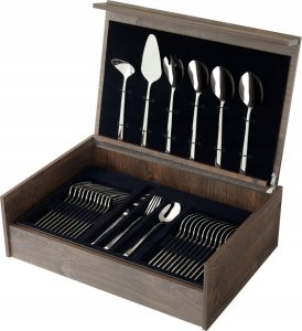 Amefa Ventura 1924 - 78-pc Cutlery set in wooden canteen 1