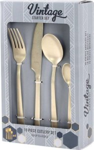 Amefa Amefa Manille - champagne-stonewash - 16 dele i vintage æske 2