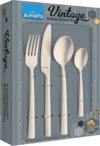 Amefa Amefa Manille - champagne-stonewash - 16 dele i vintage æske 4