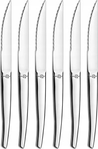 Amefa Amefa JET - 6-pc steak knives in grey block - mirror 3
