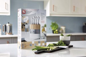 Richardson Sheffield FUSION - 5 pc knife block - white 4