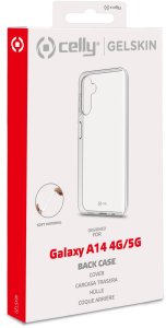 Celly Celly GELSKIN, Cover, Samsung, Samsung Galaxy A14 5G, 16.8 cm (6.6"), Transparent 1