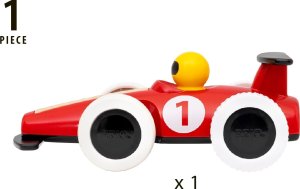 Brio Large Pull Back Race Car, Car, 1.5 yr(s), Plastic, Wood, Black, Red, White, Yellow 2