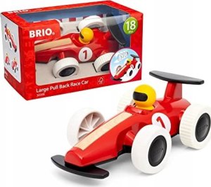 Brio Large Pull Back Race Car, Car, 1.5 yr(s), Plastic, Wood, Black, Red, White, Yellow 3