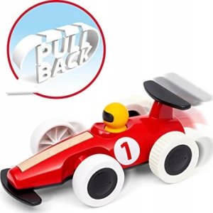 Brio Large Pull Back Race Car, Car, 1.5 yr(s), Plastic, Wood, Black, Red, White, Yellow 4