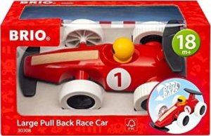 Brio Large Pull Back Race Car, Car, 1.5 yr(s), Plastic, Wood, Black, Red, White, Yellow 5