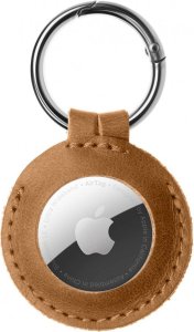 Fixed Fixed Case for AirTag Genuine cowhide, Brown 2