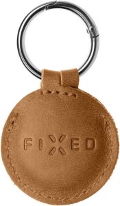 Fixed Fixed Case for AirTag Genuine cowhide, Brown 3