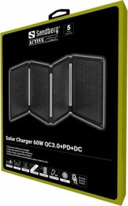 Ładowarka solarna Sandberg Sandberg Solar Charger 60W QC3.0+PD+DC 6