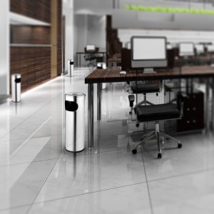 Kadax Popielnica Kosz Popielniczka Stojąca Na Śmieci 18L 3