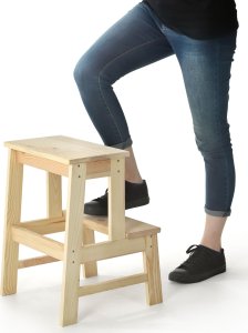 Kadax KADAX Taboret drewniany drabinka K5163 4