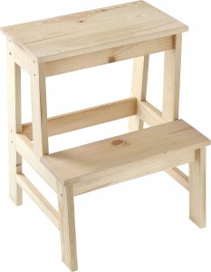 Kadax KADAX Taboret drewniany drabinka K5163 8