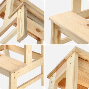 Kadax KADAX Taboret drewniany drabinka K5163 10