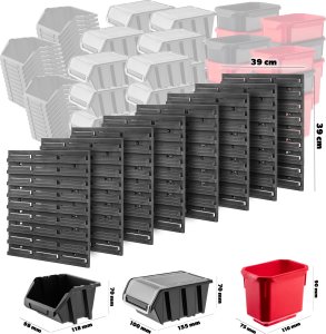 Zestaw narzędzi Kadax KADAX Zestaw narzędzi: Tablica 156x78cm 8x39x39cm 2