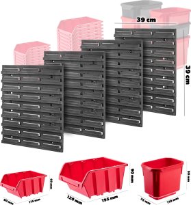 Zestaw narzędzi Kadax KADAX Zestaw narzędzi: Tablica 78x78cm 4x39x39cm 2