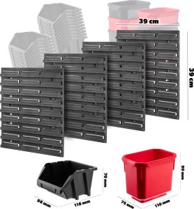 Zestaw narzędzi Kadax KADAX Zestaw narzędzi: Tablica 78x78cm 4x39x39cm 2