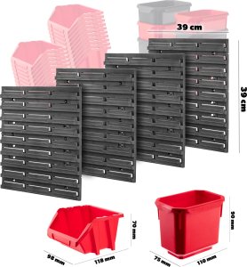 Zestaw narzędzi Kadax KADAX Zestaw narzędzi: Tablica 78x78cm 4x39x39cm 2