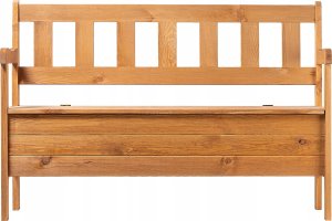 Kadax KADAX Ławka ogrod ze skrzynią złoty dąb LADA K8817 11