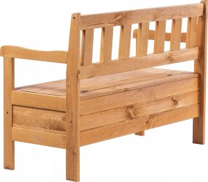 Kadax KADAX Ławka ogrod ze skrzynią złoty dąb LADA K8817 14