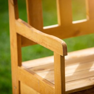 Kadax KADAX Ławka ogrod ze skrzynią złoty dąb LADA K8817 8