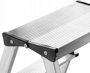 Kadax KADAX Drabina aluminowa dwustronna 125kg 4 stopnie 9