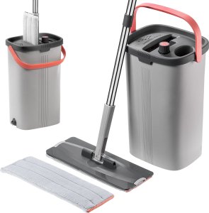 Mop Kadax Mop płaski Hedas z oddzieleniem czystej i brudnej wody 5