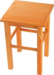 Kadax KADAX Drewniany Taboret Stolek Kuchenny Solidny Olcha Kwadratowy 5