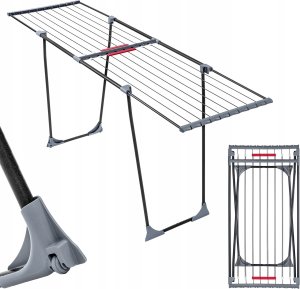 Triton KADAX Suszarka Na Pranie Teleskopowa Na Ubrania Stojąca Duża Rozsuwana 20m 4