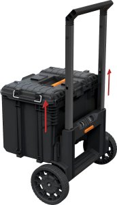 Kadax Skrzynka Narzędziowa Skrzynia Organizer Walizka Na Kółkach 57,5L Keter 4