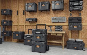 Kadax Skrzynka Narzędziowa Skrzynia Organizer Walizka Na Kółkach 57,5L Keter 9