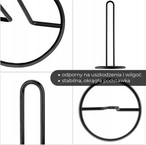 Kadax Stojak Na Ręcznik Papierowy Kuchnia Stal 32cm 6