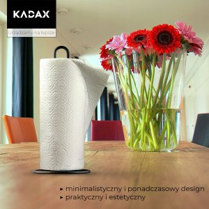 Kadax Stojak Na Ręcznik Papierowy Kuchnia Stal 32cm 7