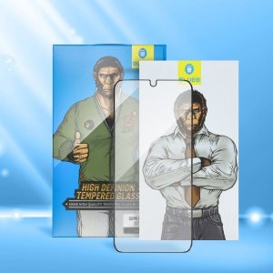 Blueo Szkło Hartowane 5D Mr. Monkey Glass - Apple iPhone 14 czarny (Strong HD) 2