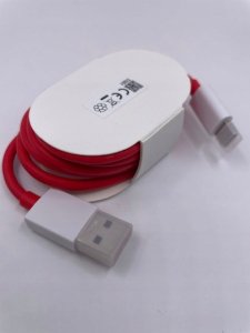 Kabel USB OnePlus USB-A - USB-C 1 m Czerwony 4