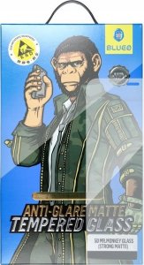 Blueo Szkło Hartowane 5D Mr. Monkey Glass - Apple iPhone 15 Pro czarny (Strong Matte) 4