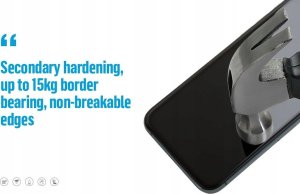 Blueo Szkło Hartowane 5D Mr. Monkey Glass - do Samsung Galaxy A14 4G / A14 5G czarny (Strong Lite) 4