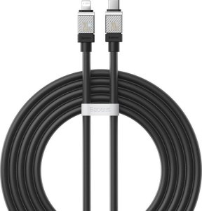 Kabel USB Baseus USB-C - Lightning 1 m Czarny 1