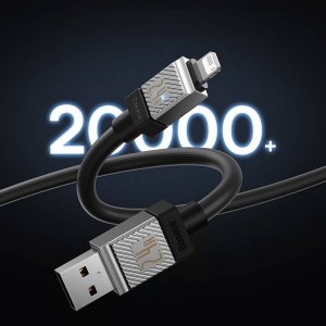 Kabel USB Baseus USB-C - Lightning 1 m Czarny (BRA012824) 5