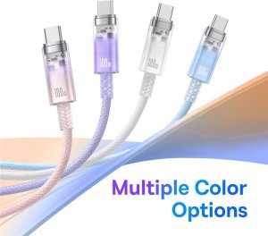 Kabel USB Baseus USB-C - USB-C 1 m Niebieski 8