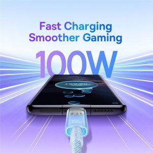 Kabel USB Baseus USB-C - USB-C 2 m Niebieski 4