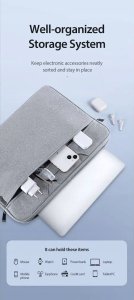 Torba Dux Ducis DUX DUCIS torba LBTC na laptop 15.5-16" Horizontal Handbag jasno szary 5