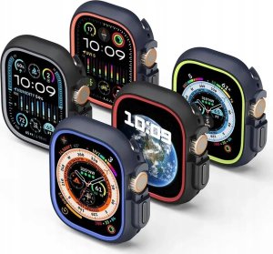 Dux Ducis DUX DUCIS futerał BAMO do Apple Watch Ultra / Ultra 2 49 mm czarno pomarańczowy 4