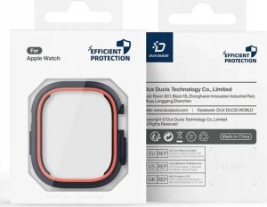 Dux Ducis DUX DUCIS futerał BAMO do Apple Watch Ultra / Ultra 2 49 mm czarno pomarańczowy 5