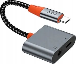 WiWU WiWU - Audio adapter LT10 Typ C do Typ C + 3.5mm 2