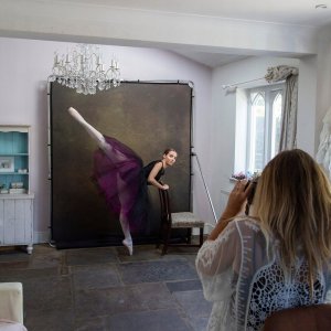 Lastolite Tło + Rama EzyFrame Vintage 2 x 2.3m Olive 5