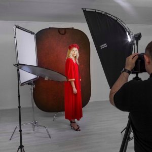 Lastolite Tło Vintage 1.5x2.1m Aubergine/Crimson 6