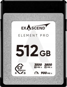 Karta ExAscend Karta ExAscend Element Pro CFexpress B 4.0 512GB 1