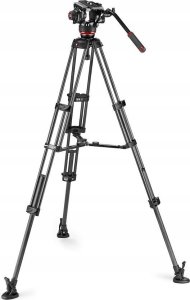 Statyw Manfrotto Zestaw Twin Carbon + głowica 504X - środ rozp 3