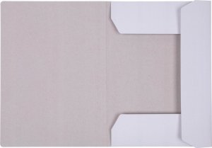 Office Products Teczka z gumką Budget, karton, A4, 250gsm, 3-skrz., biała 2