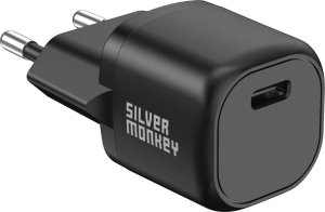 Silver Monkey Ładowarka sieciowa Silver Monkey Mini USB-C 20W PD - czarna 1